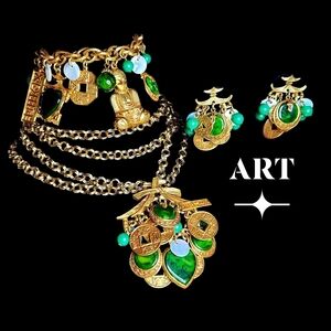 Pristine Vintage ART ARTHUR PEPPER Parure